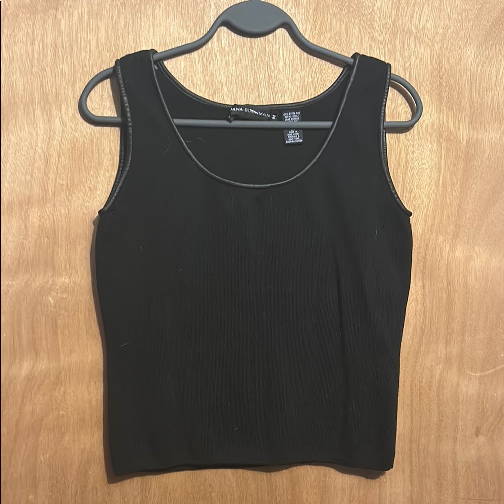Dana Buchman Black Women's Tank Top